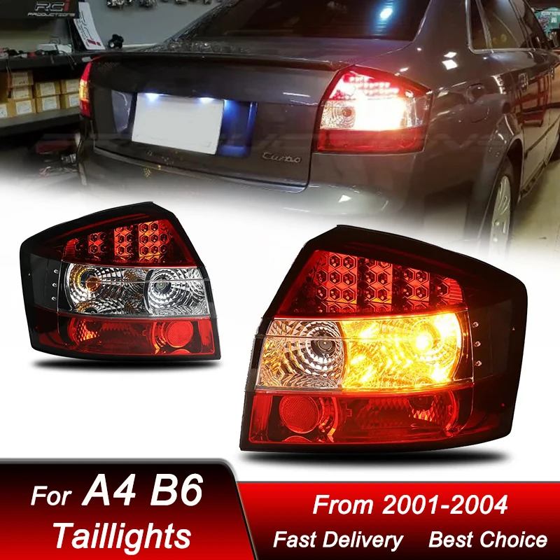 Hot Car styling Tail Lights For Audi A4 B6 01-04 to new style full LED Tail Lamp Dynamic Turn Signal Light Tail Lamp Assembly