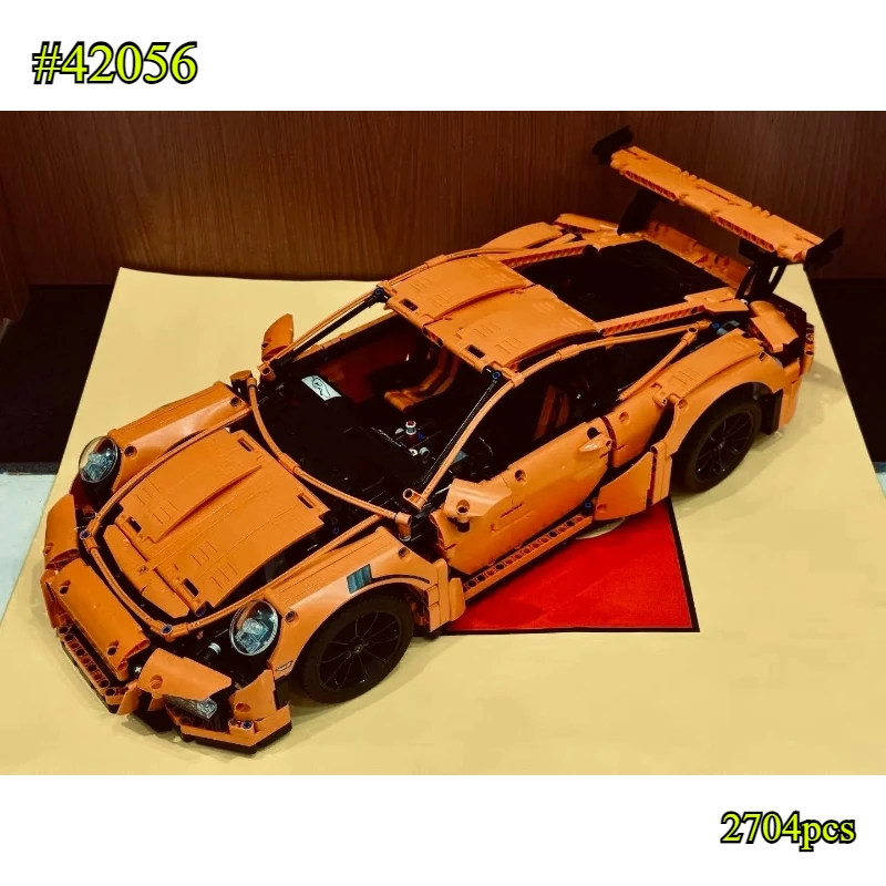 

Orange Supercar 1:8 42056 Building Blocks Sets Compatible with Legoed Particles Suitable for Christmas Gifts 2704pcs
