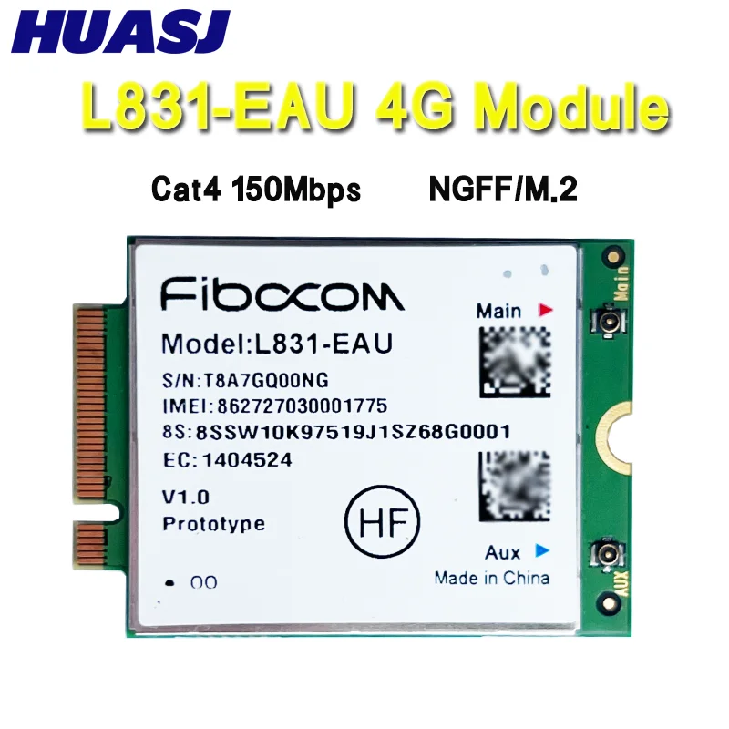 

L831-EAU LTE 4G Card 4G Module Cat4 M.2 WWAN For ThinkPad T470 T570 X270 L470 L570 P51S