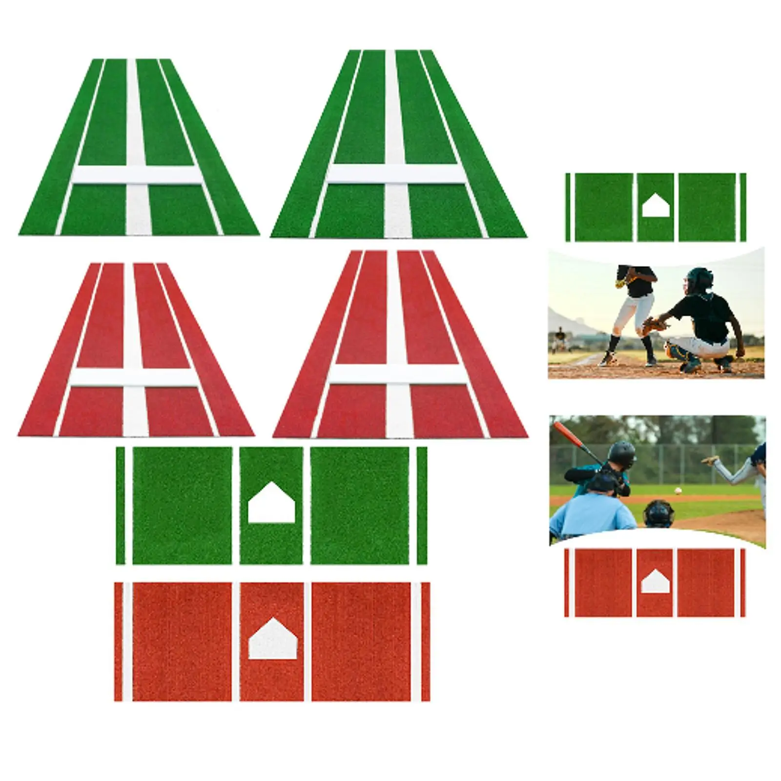 

Softball Pitching Mat Mound Portable Pitching Mound for Garage Floors Home