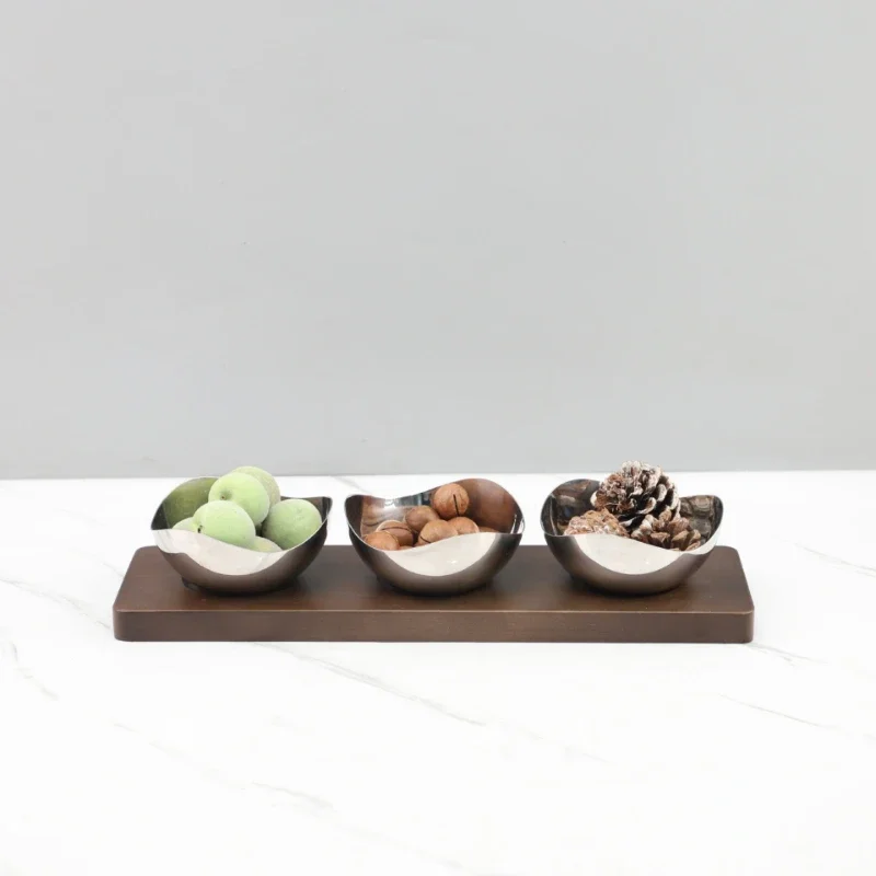 Stainless Steel Bowls, Suitable for Fruit Platters, Snack Trays, Dessert Pudding Cups, Yogurt Cups and Table Decoration Trays.