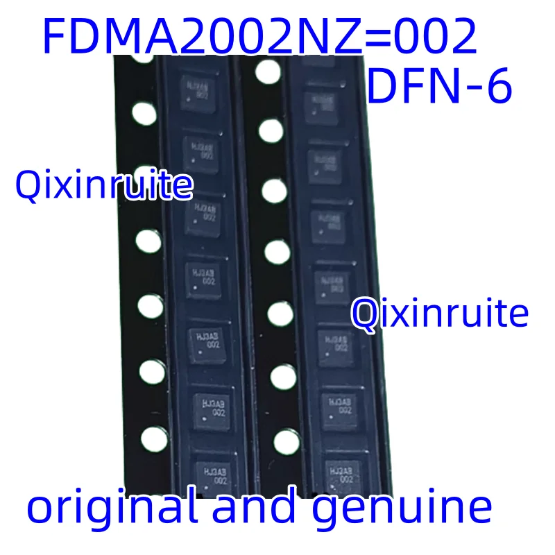 Qixinruite    New genuine FDMA2002NZ=002 DFN-6 2 N-channel 30V 2.9A MOSFET