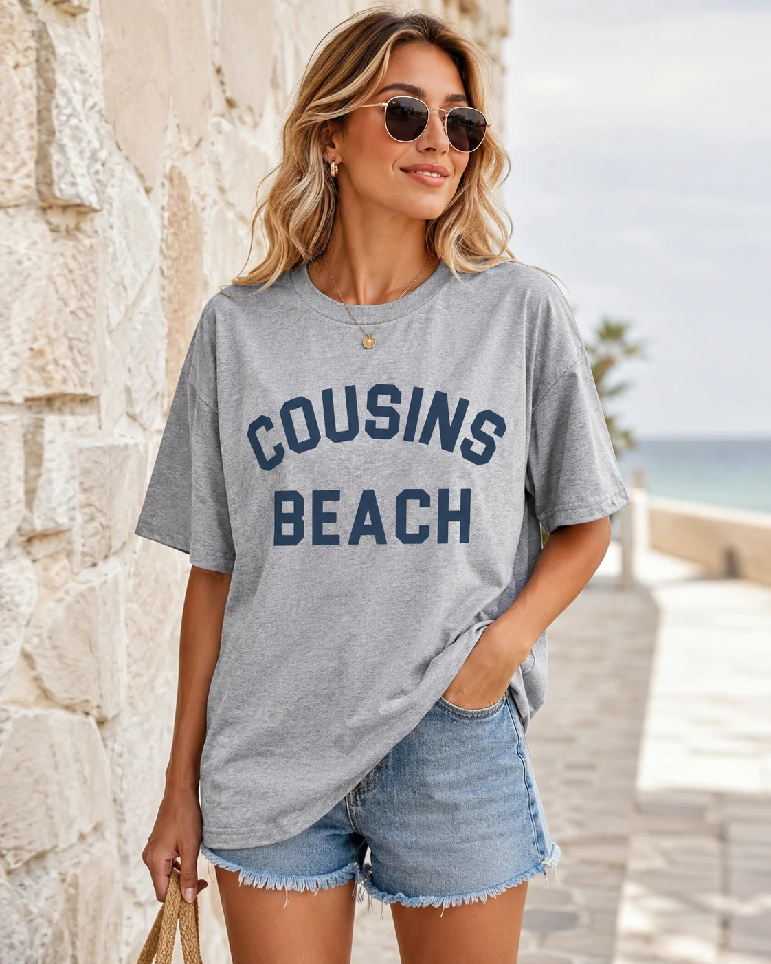 The Summer I Turned Pretty - Cousins Beach T-shirt Women Harajuku Sleeve Casual Clothing Street Tops Tees Aesthetic Clothes