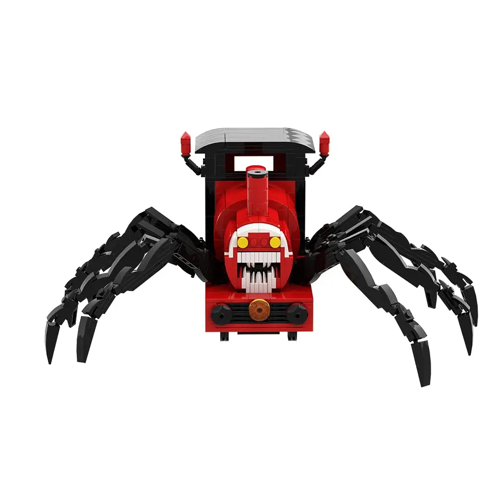 676 Pcs Cho Cho Charles Building Blocks Toy, Charles Train with Spider Figure Model Building Kit for Kids, Gaming Fans