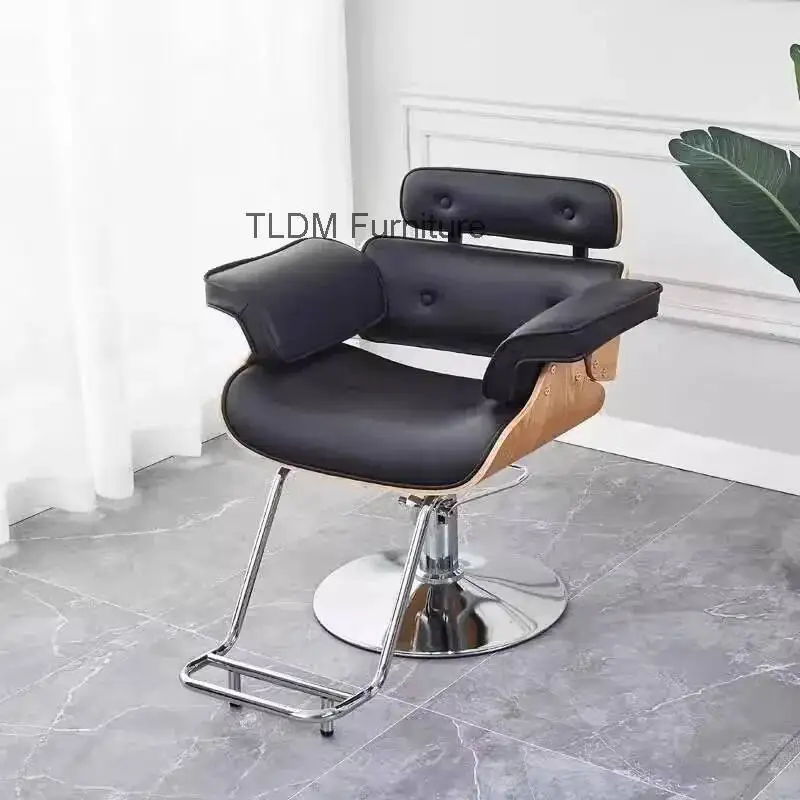 Trendy Comfortable Barber Chairs Beauty Luxury Modern Ergonomic Salon Chairstyling Professional Sillon Barbero Salon Furniture
