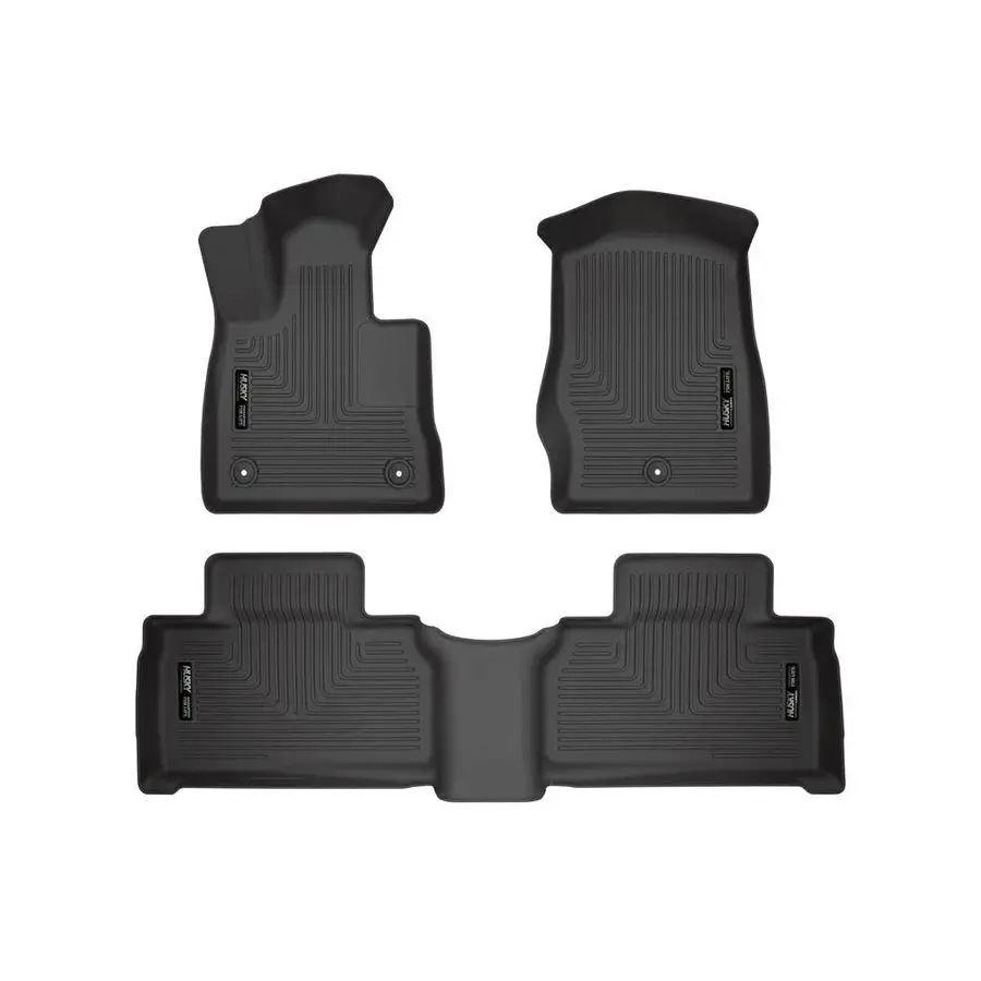 

Weatherbeater Floor Mats Fits 20202026 Ford Explorer Front amp 2nd Row, 4pc Black 99321