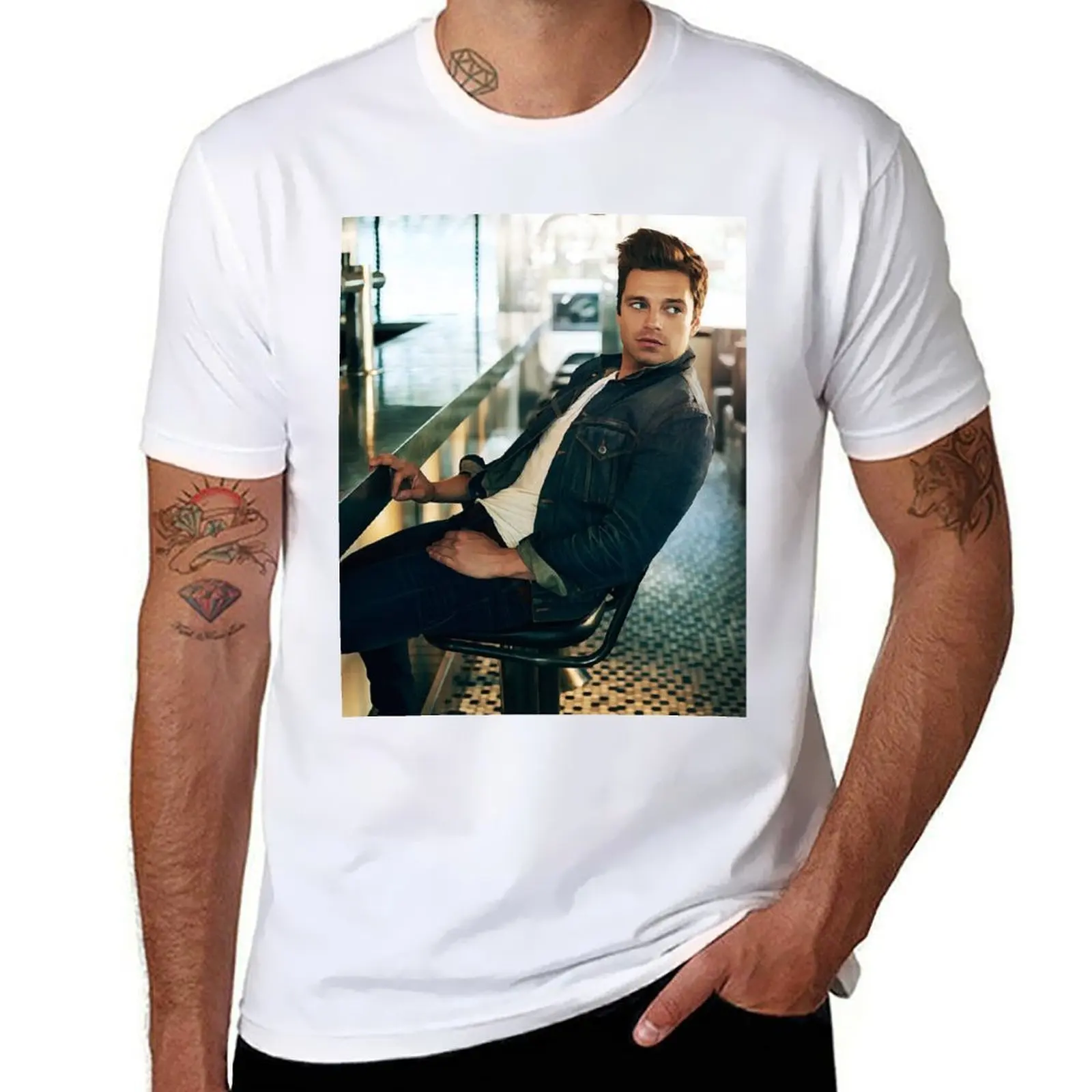 

Sebastian Watercolour T-Shirt t shirt for man 100 percent cotton t shirts designer T-Shirt