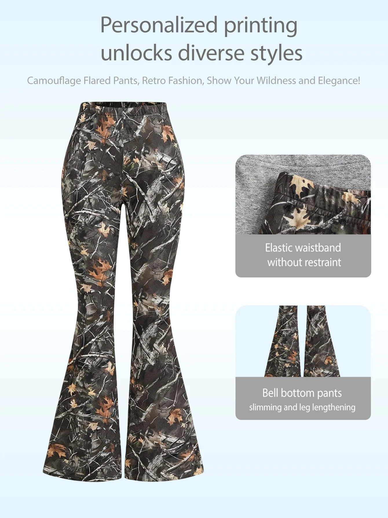 سراويل فستان للسيدات، سراويل واسعة لأناقة السيدات، سراويل واسعة الساق للخريف والشتاء، سراويل مكتب عالية الخصر #2