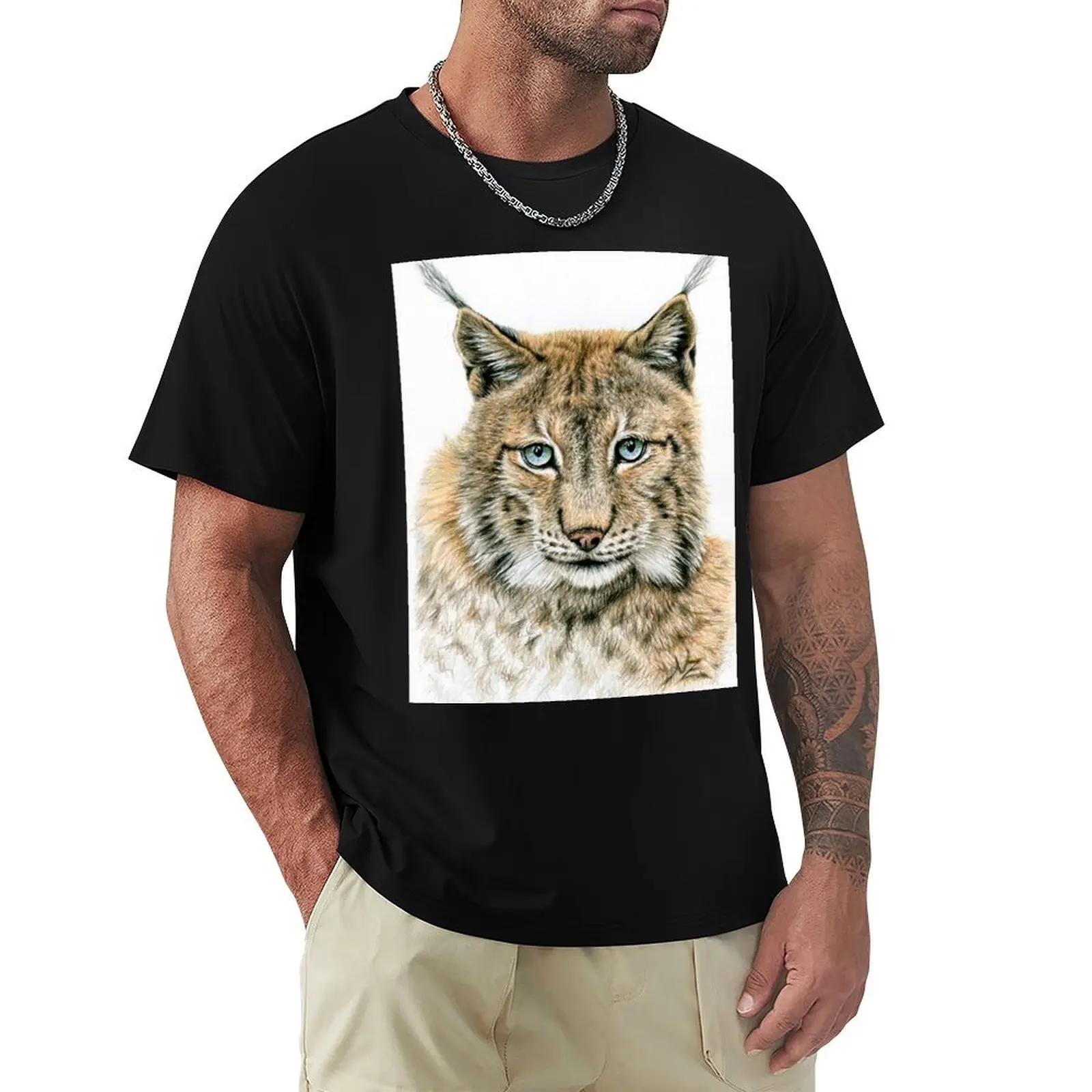 The Lynx - Der Luchs T-Shirt t shirt men 100% cotton luxury brand T-Shirt