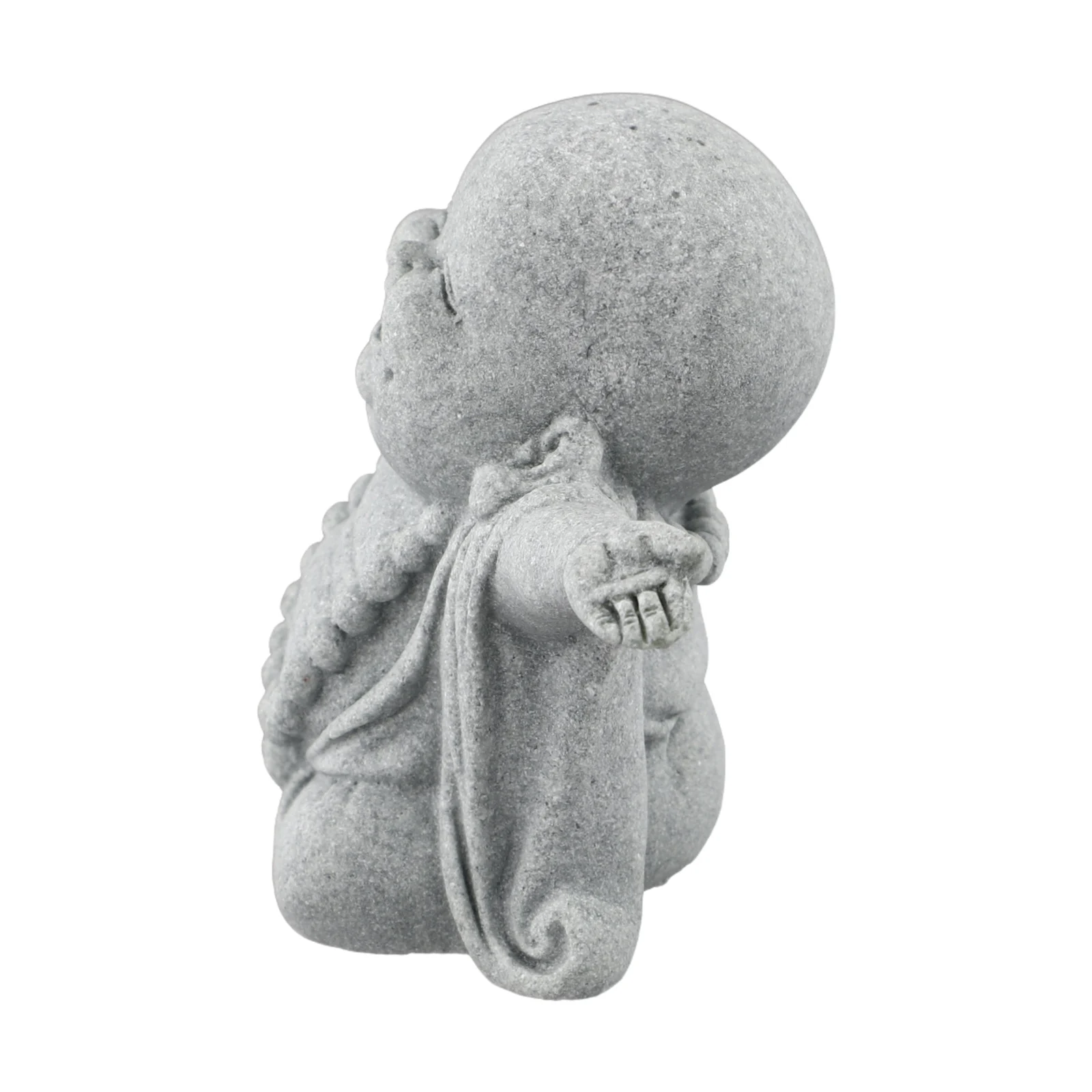 

Декор Будда Орнамент Орнамент Открытый Песчаник Маленький Улыбающийся Будда Украшение Эффект Жира Для Удачи Совершенно Новый