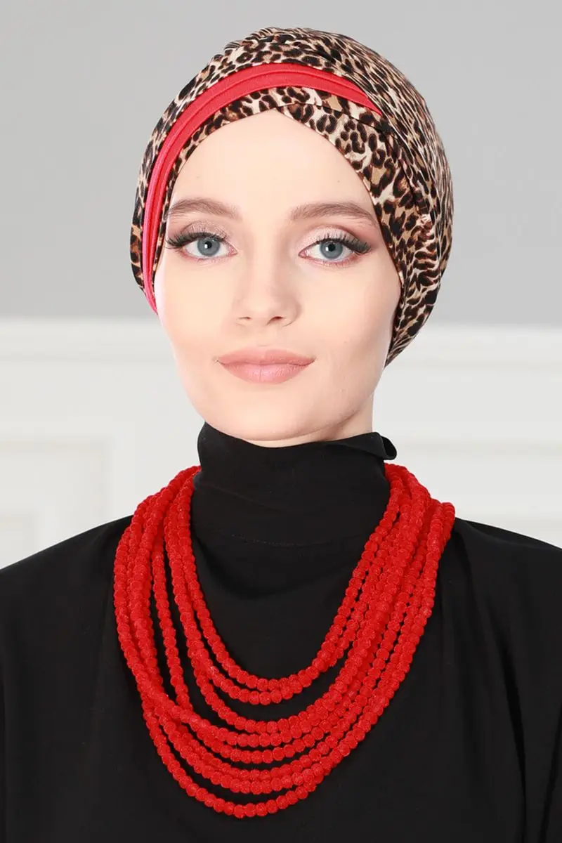 Doppel farbe gekämmte Knochen leopard muster