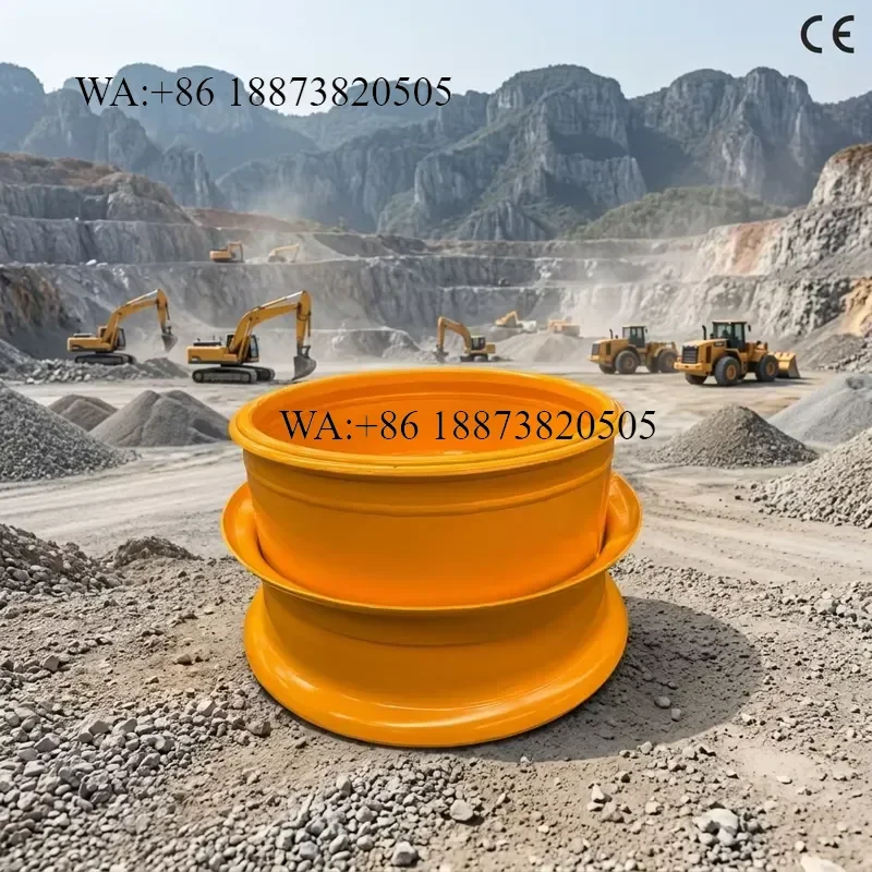 for Loader 30 Machinery Spare Parts 14.0-25 Inch 25-14.00/1.5 TL 3pc OTR Steel Wheel Rims for 17.5-25