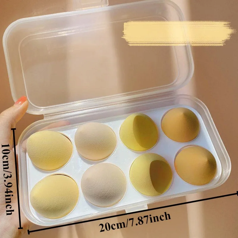 低刺激性メイクアップブレンディングスポンジ — 超ソフト、低廃棄物のビューティーブレンダー（ファンデーション＆パウダー用） すべての肌タイプに優しい。