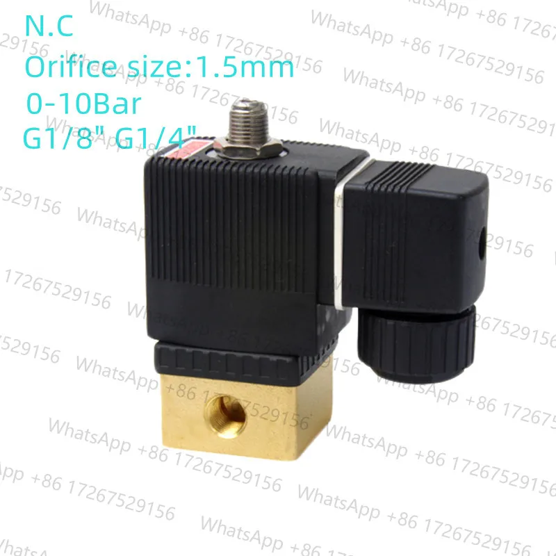 BAODE 2 Position 3 Way Air Compressor Magnetic Valve 6014 Solenoid Valve G1/8 G1/4 24Vdc 110Vac 220Vac
