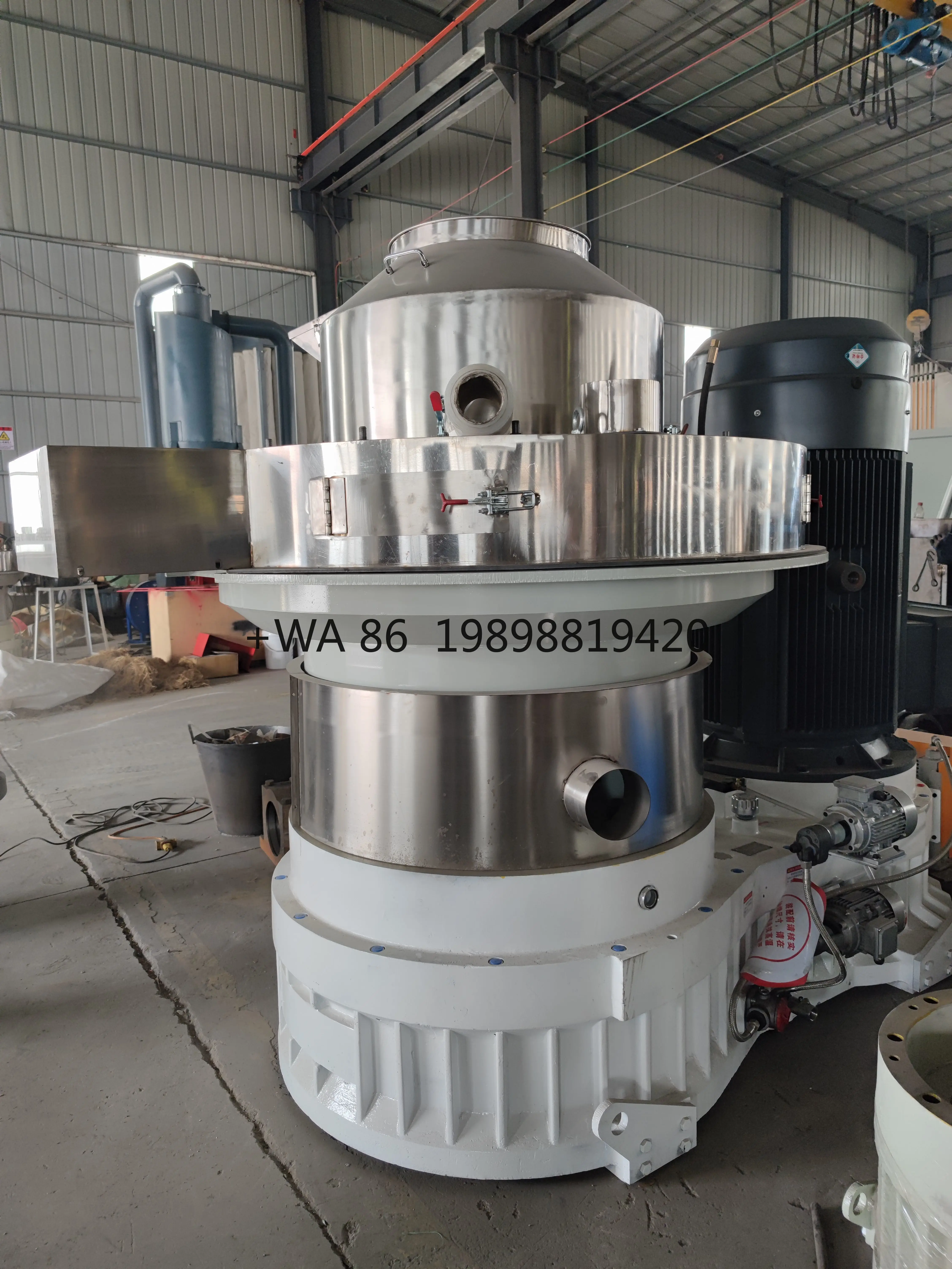 Pellet Mill Machine Straw Rice Husk Raw High Productivity 3000 Kg/h Complete Pellet Production Line Biomass Wood Sawdust