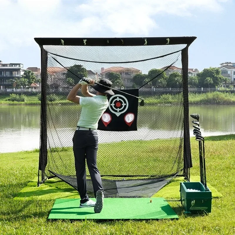 OEMIndoor Golf Practice Net, Automatic Return Swing Cutting Strike Cage Tee Machine Equipment Training Kit