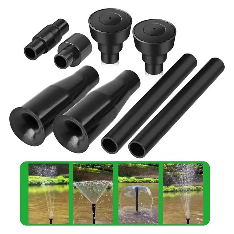ABYN-Water Fountain Nozzle,Multi Style Pond Sprinkler Head Accessories For Garden,Fish Pond,Tabletop Water Pump Decoration