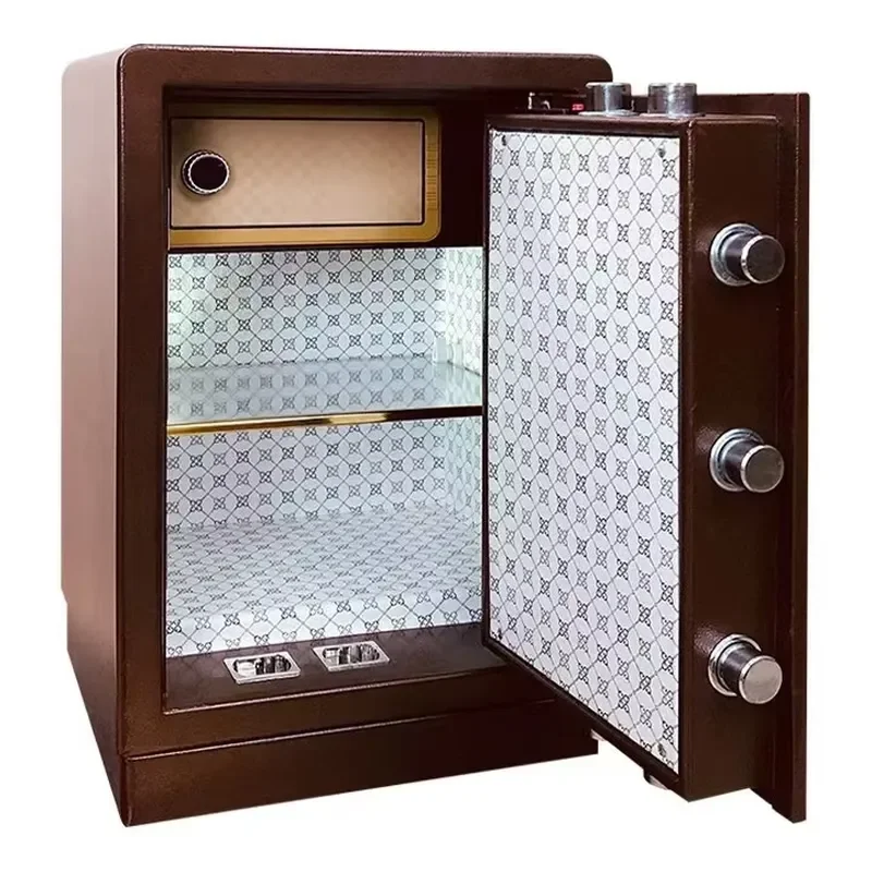 Smart Digital Fingerprint Lock Steel Safe Box Anti Theft Security Cabinet for Home Office Intelligent Electronic Access