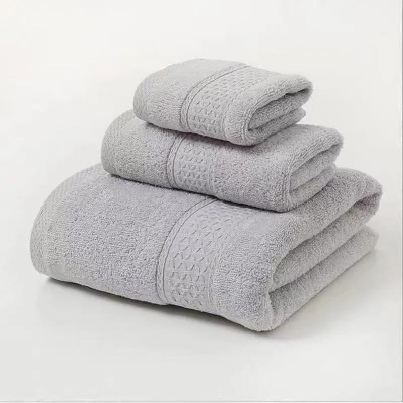 1Pc Ultra Soft Quick Dry High Absorbent Long-Staple Cotton Towel 35x75cm Face Hand Gym Spa Hotel Bathroom