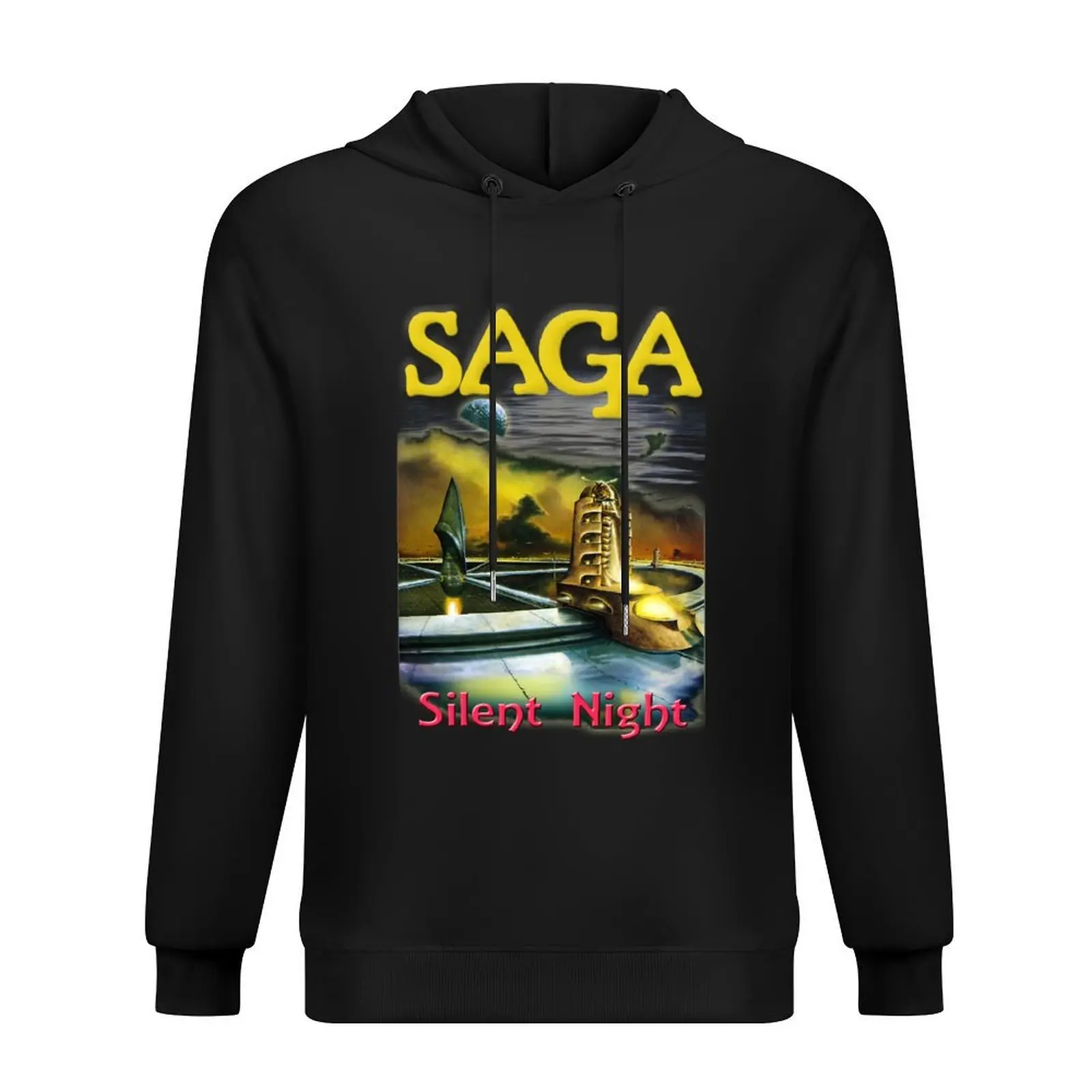 SAGA SILENT NIGHT Hoodie winter clothes men's coat korean style clothes mens clothes oversized hoodie