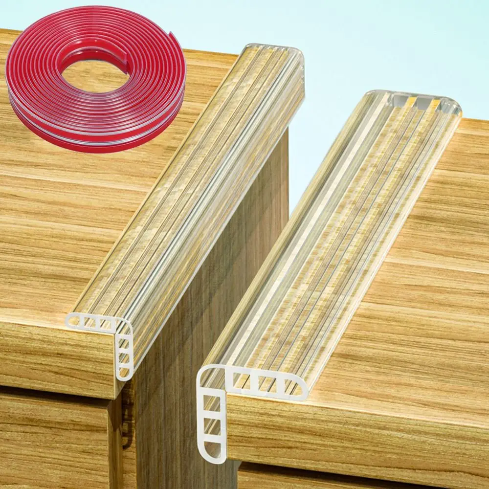 Anti Collision Baby Proofing Transparent Self Adhesive Table Edge Protector Soft Kids Safety Airbag Furniture Bumper