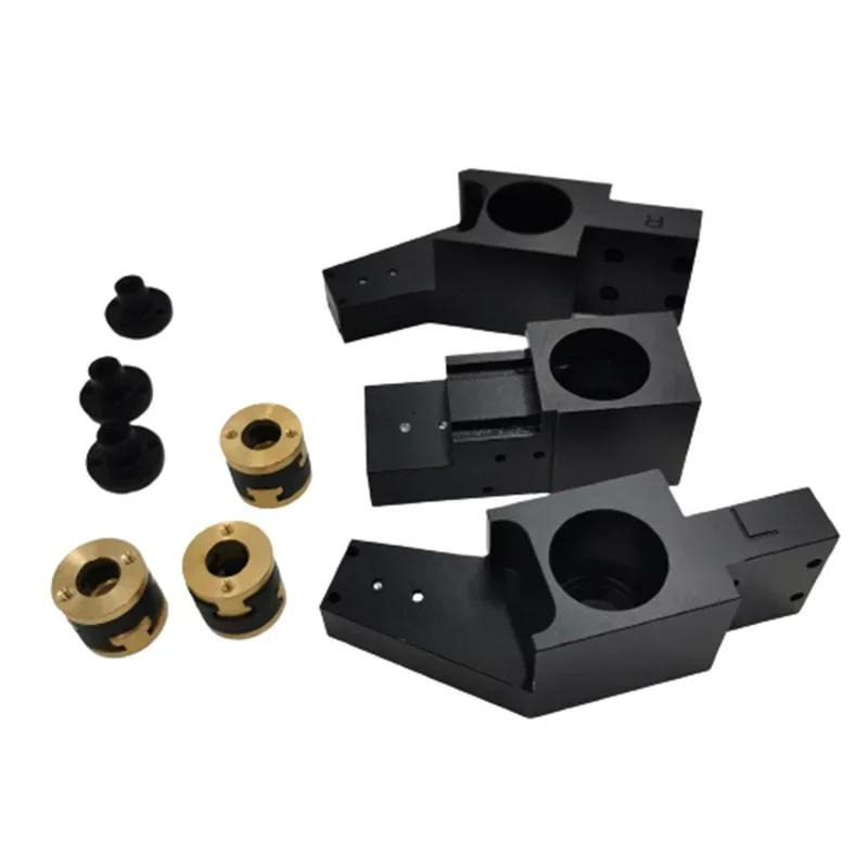 Pince à crapaud plate, perçage et machine à graver CNC, fixation latérale, M8M12