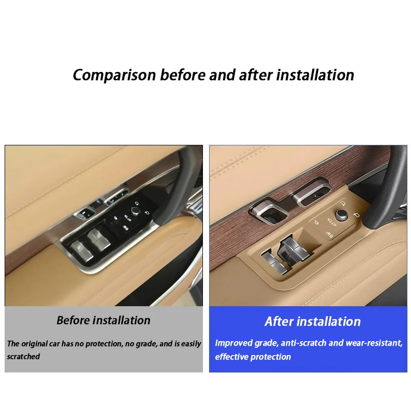 Car Window Button Protection Pad Lifting Glass Silicone Pad For Land Rover Range Rover Executive Edition 2023 2024 2025