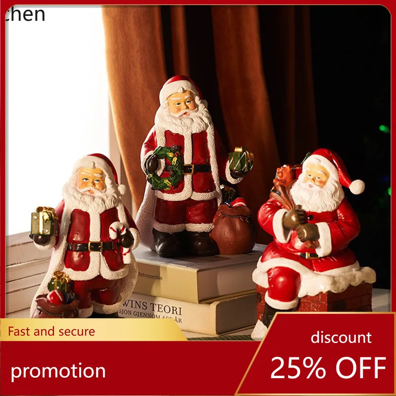 

ZML resin ornaments for room and living room Christmas decoration items holiday gifts