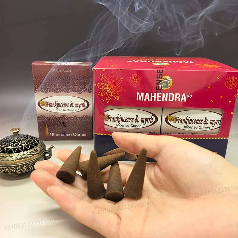 Mahendra 12Boxes Incense Cones，Frankness Patchouli Various Fragrances for Home Meditation and Mood Relief, Convenient To Carry.