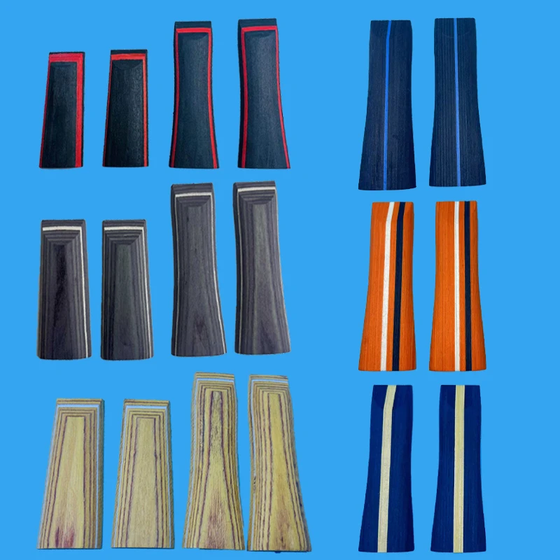 Multicolored Table Tennis Racket Handle DIY Custom Black Red Colorful Professional Handle for Penhold/Shakehand Racket Handle
