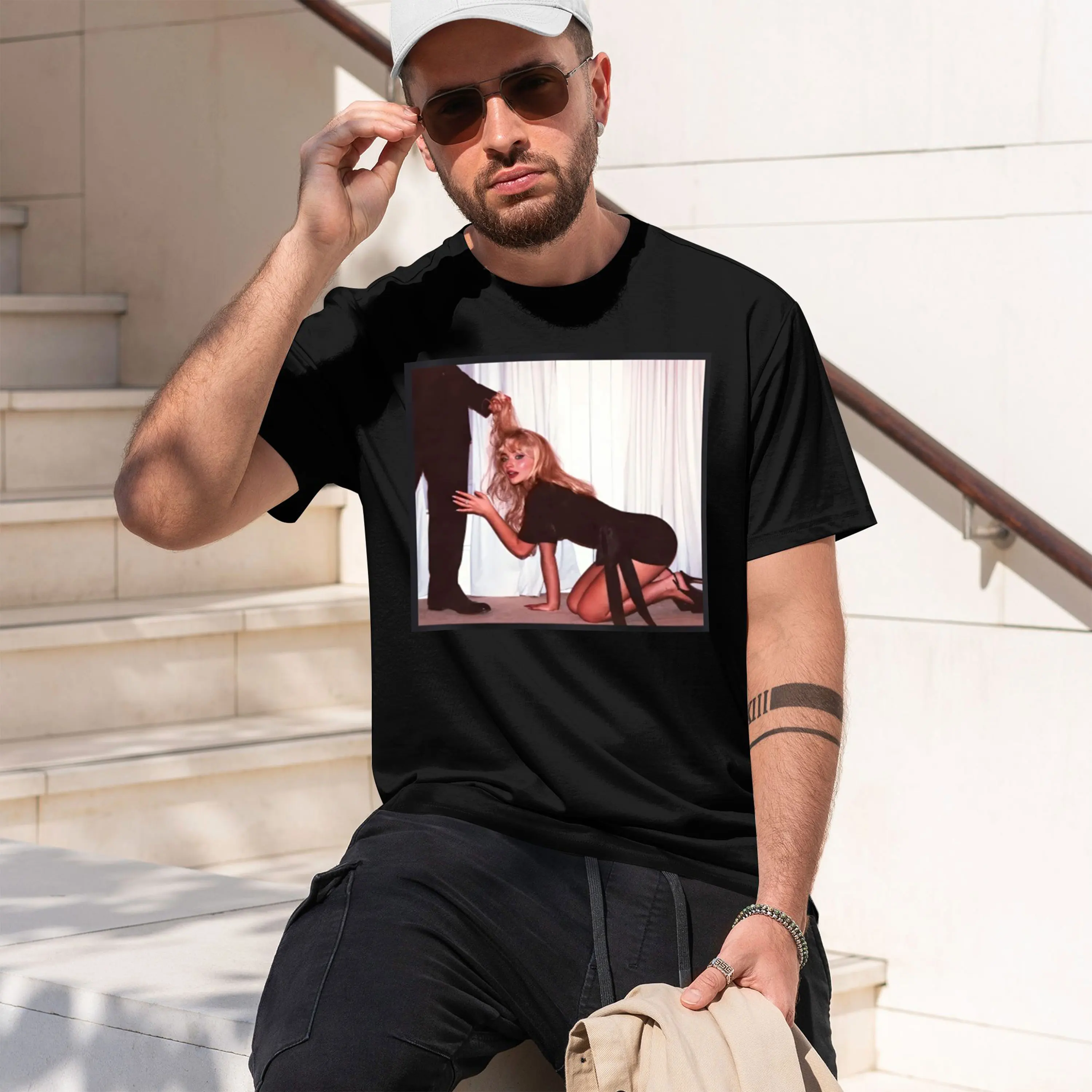 Carpenter Man's Best Friend T Shirt Man Casual Funny Graph Tees Short Sve Round Ne Printed Tshirts Clothes 2026 New Model Short-