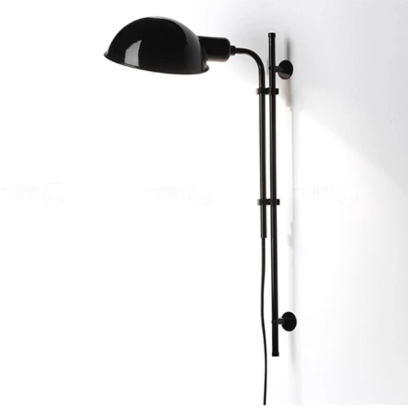 

Spanish Retro Iron Wall Lamps Rotatable Lampshade Balcony Restaurant Bedside Aisle Wall Sconces Study Adjustable Lighting Decor