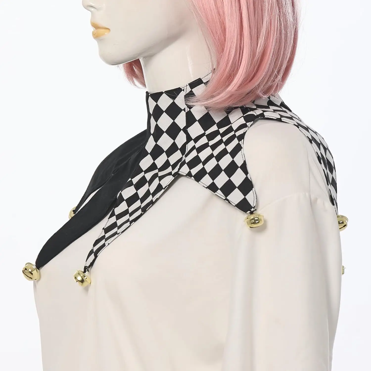 طوق بوفون الباروك المهرج طوق الرقبة الكبار هالوين كرنفال زي حفلة التبعي