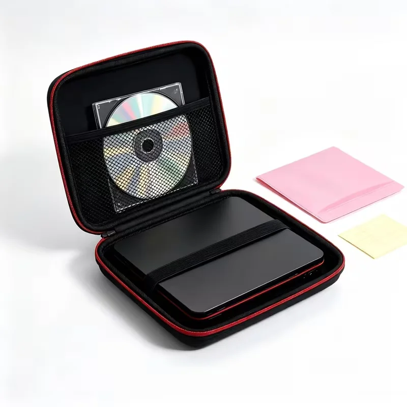 3.5 Inch SATA Hard Drive Accessories Case Bag for USB DVD Player HDD Power USB Cable Power Bank Organizer Box EVA Travel Bag