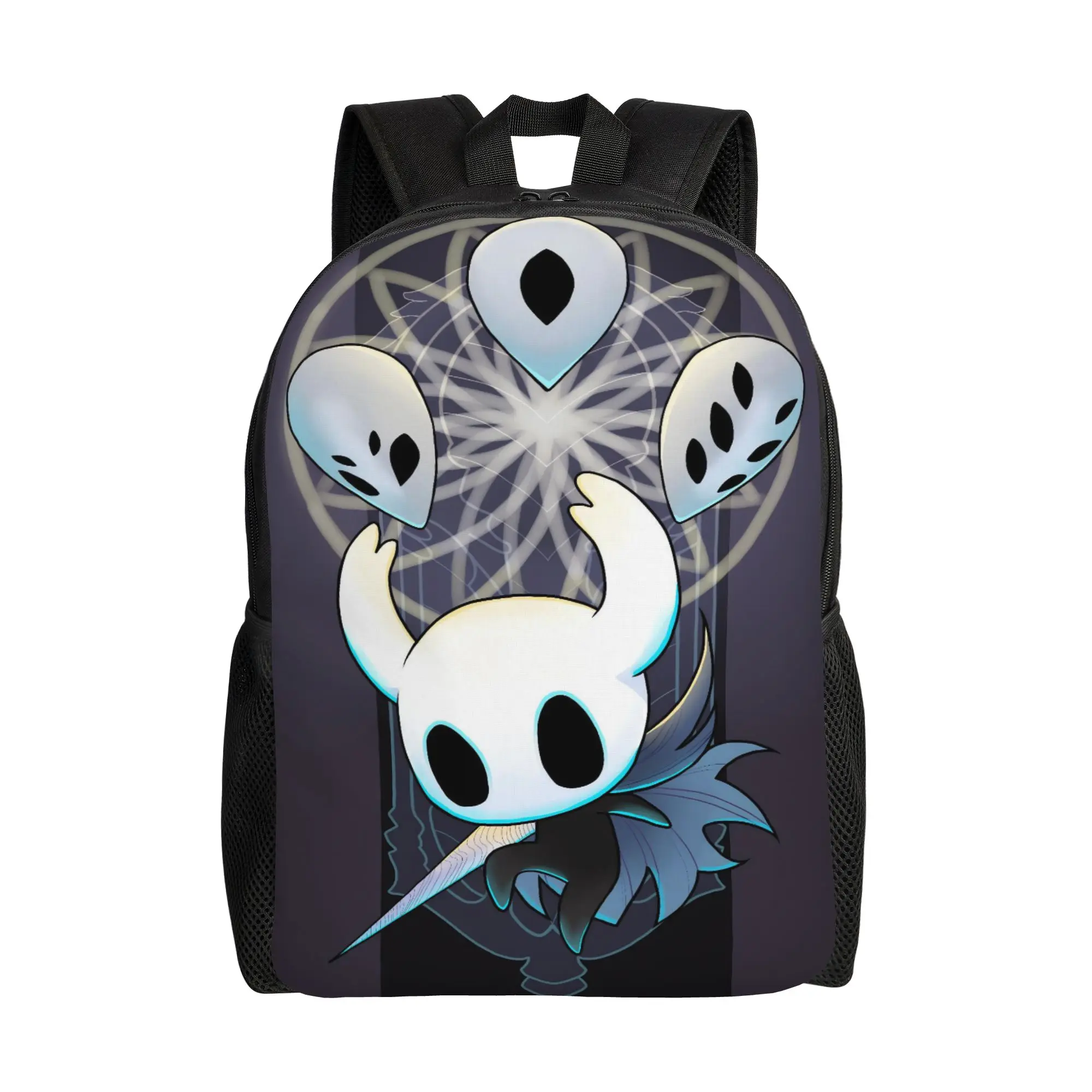 Hollow Knight Video Game Backpack  Camping Backpacks Student Casual School Bags Custom Durable Rucksack