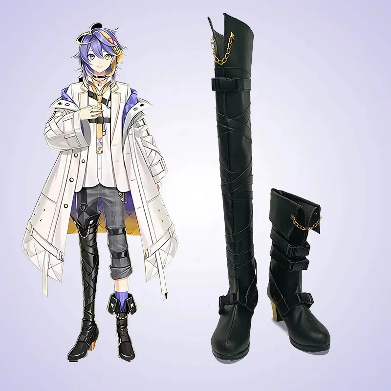 

New Anime Hololive Vtuber Aster Arcadia Cosplay Boots Shoes Halloween Accessories Made to Order