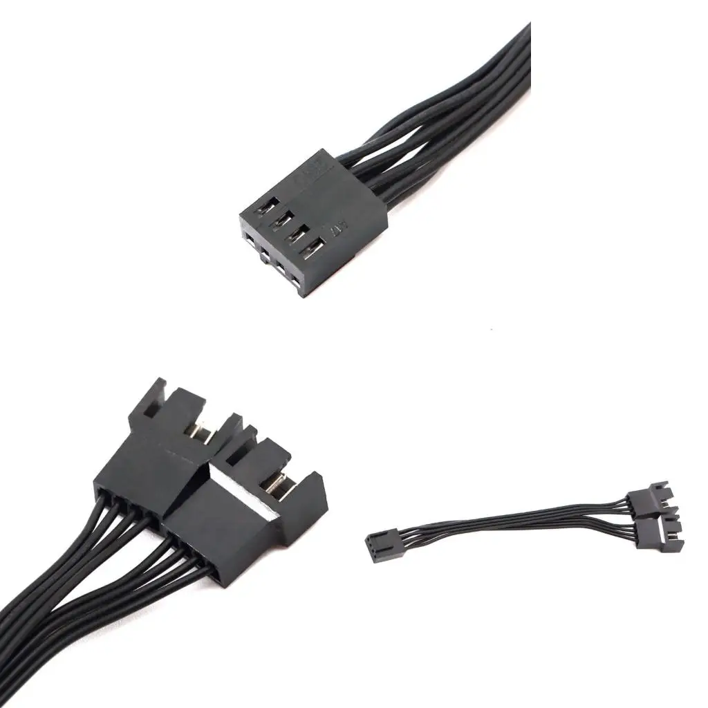 4Pin Pwms Fan Extension Cable For Simultaneous Cooling Control Durability