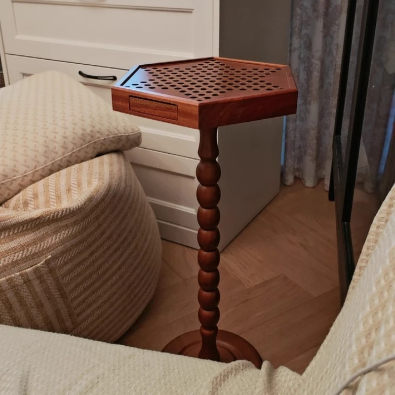 

DIY Checkerboard Side Table Solid Wood End Table for Living Room Scandinavian Jumping Chessboard Desk Fun Bedside Tables