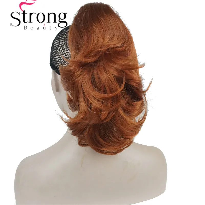 Hair Extension Synthetic Lady Wowen Wavy Dual Use Claw Clip Ponytail Pony Tail Hair Extension hairpiece COLOUR CHOICES
