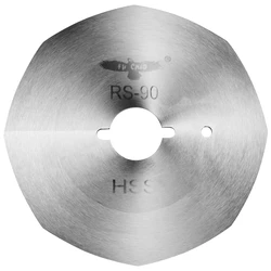 90-tipo di Coltello Rotondo Lama Circolare Macchine Da Taglio, Ottagonale Coltello RS90 HSS Acciaio yj-90b Coltello