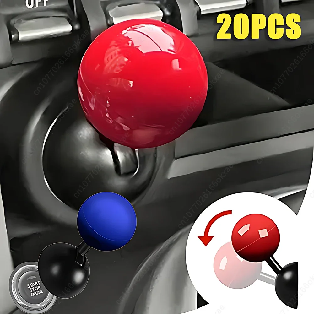 1-20PCS Car One Touch Start Button Rocker Push Button Cover Car Start Button Cover Decorative Accessories Car Accessories