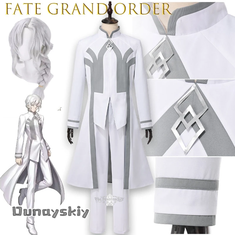 

aBAzOS*@MarisBilley Animusphere Cosplay Costume Men Long Trench School Uniforms Suit Halloween Role Play Outfit Formal Anime