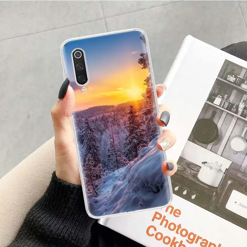 Winter white snow Christmas Phone Case For Xiaomi Redmi Note 13 14 15 Pro Plus 12S 12 14S 11S 11E 10 10S 11 11T 5G 4G Cover Coqu