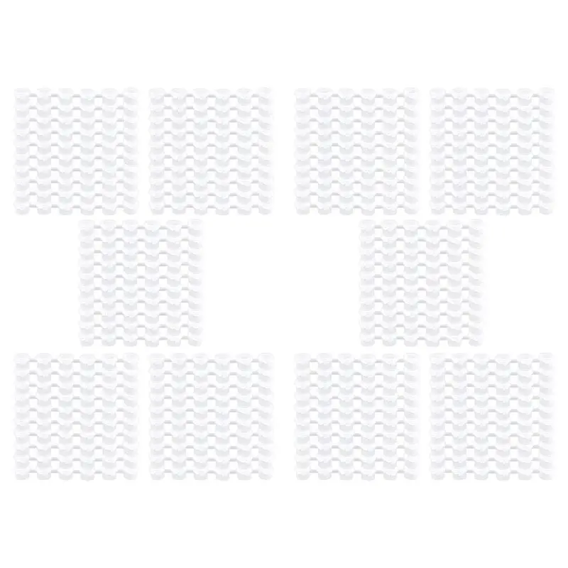 Superior-100 Strips 60 Pots Empty Paint Pots White Paint Cup Strip Paint Storage Containers Painting Supplies For Classroom