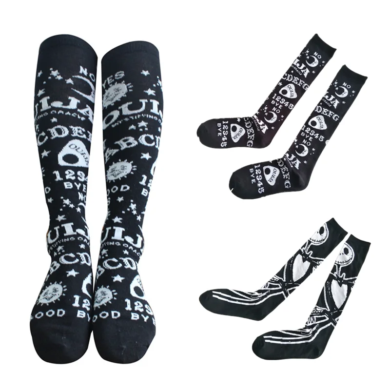 Halloween Funny Stockings Cosplay Length Knee Socks Jack Anime Sports Sock Before Christmas Accessories