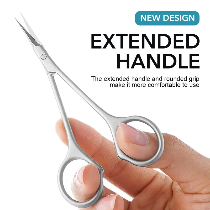 1PC Premium Dead Skin Scissors Stainless Steel Multi-purpose Manicure Scissors Cuticle Trimmer Beauty Grooming Kit