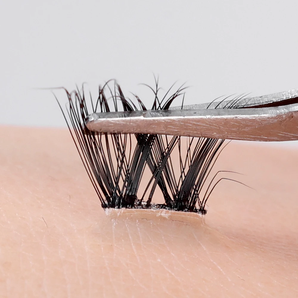 Faux Cils Individuels en Grappes, Doux, Naturels, Touffus, Optique, Segmenté, Outils d'Extension, Manga, Yeux, Cosplay, Maquillage, DIY