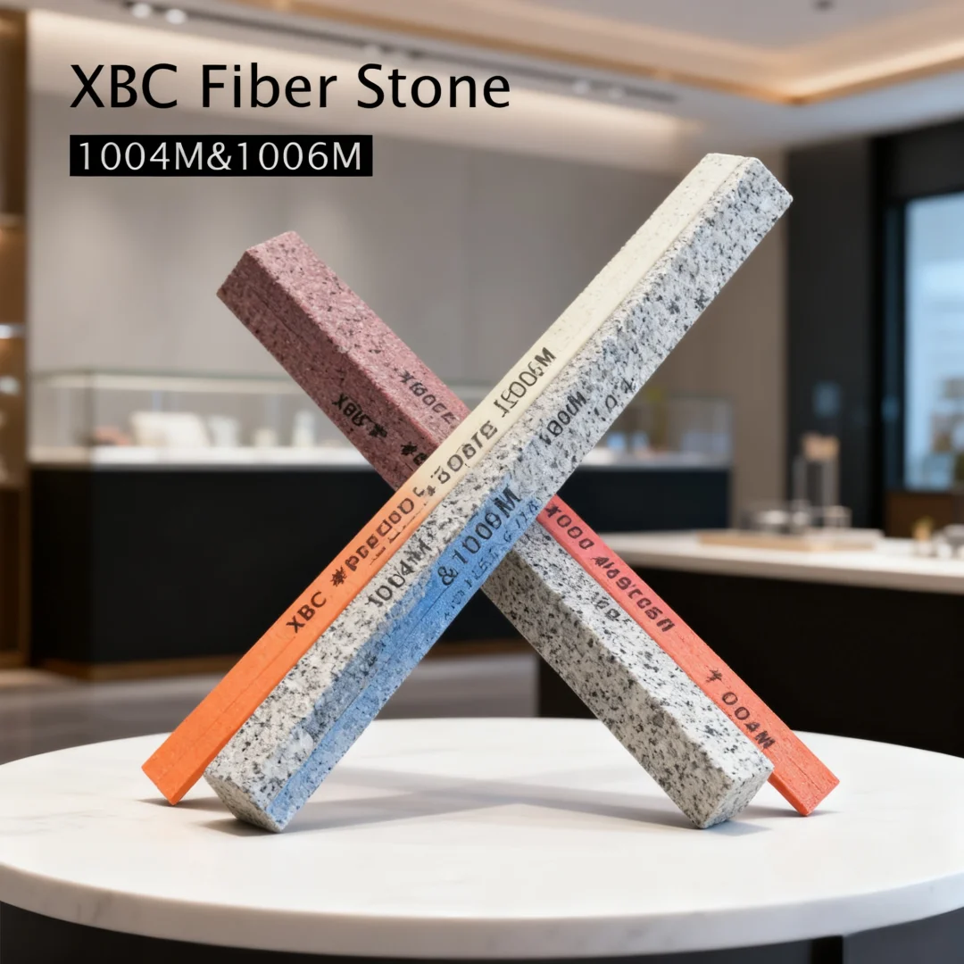 1pcs/3pcs Japan XBC 1004M 1*4*100mm 1006M 1*6*100mm Ceramic Fiber Stone for Grinding Fine Polishing Mold Die Plastic Metal Jade