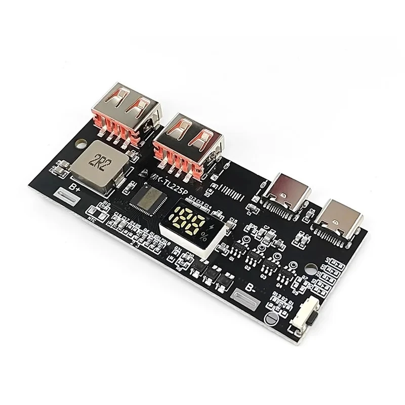 22.5W Power Bank Fast Charging Mobile Power Supply Circuit Board 3.2V Lithium Iron Phosphate Main Board QC4PD3.0VOOC