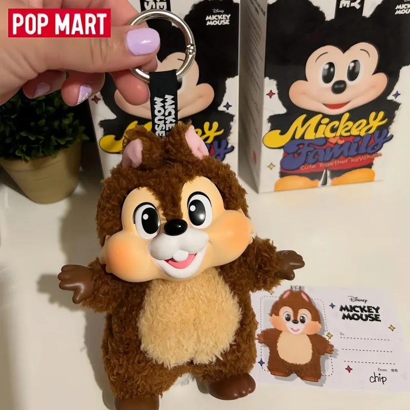 Original Popmart Mickey Family Cute Together Pendant Blind Box